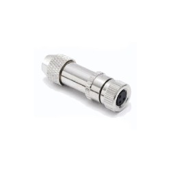 Connecteur femelle M8, 4 pol.,   IP67, 4A, blindé